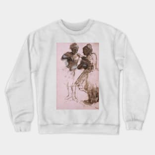 Two Dancers by Edgar Degas Crewneck Sweatshirt